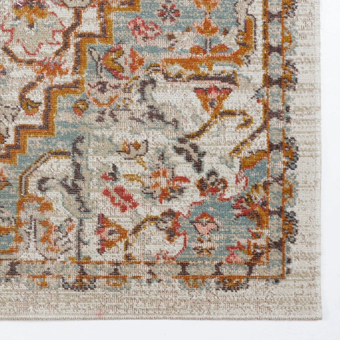 Frieda Cream Beige Indoor/Outdoor Area Rug - Ladolerugsca
