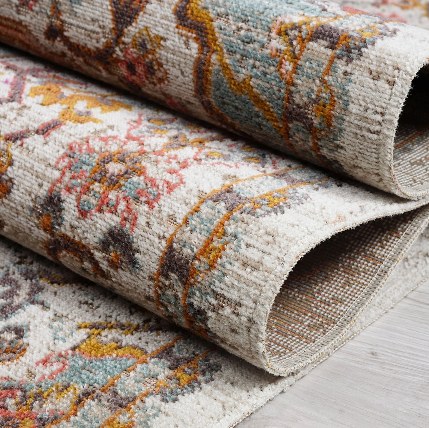 Frieda Cream Beige Indoor/Outdoor Area Rug - Ladolerugsca