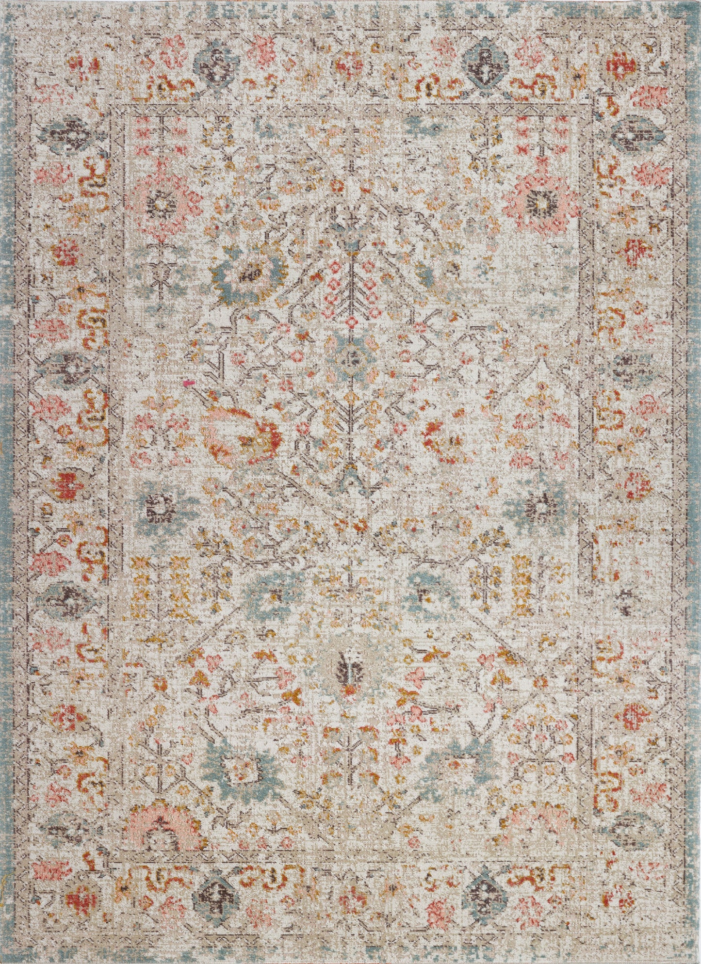 Marigold Cream Beige Indoor/Outdoor Area Rug - Ladolerugsca