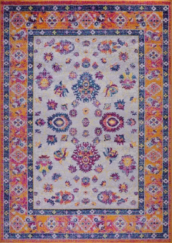 topaz orange pink traditional area rug 2x3 Doormat, Entrance, Balcony, Bathroom, Washroom