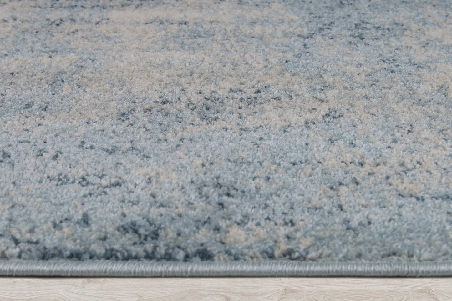 Unique Ivory Rustic Blue Area Rug