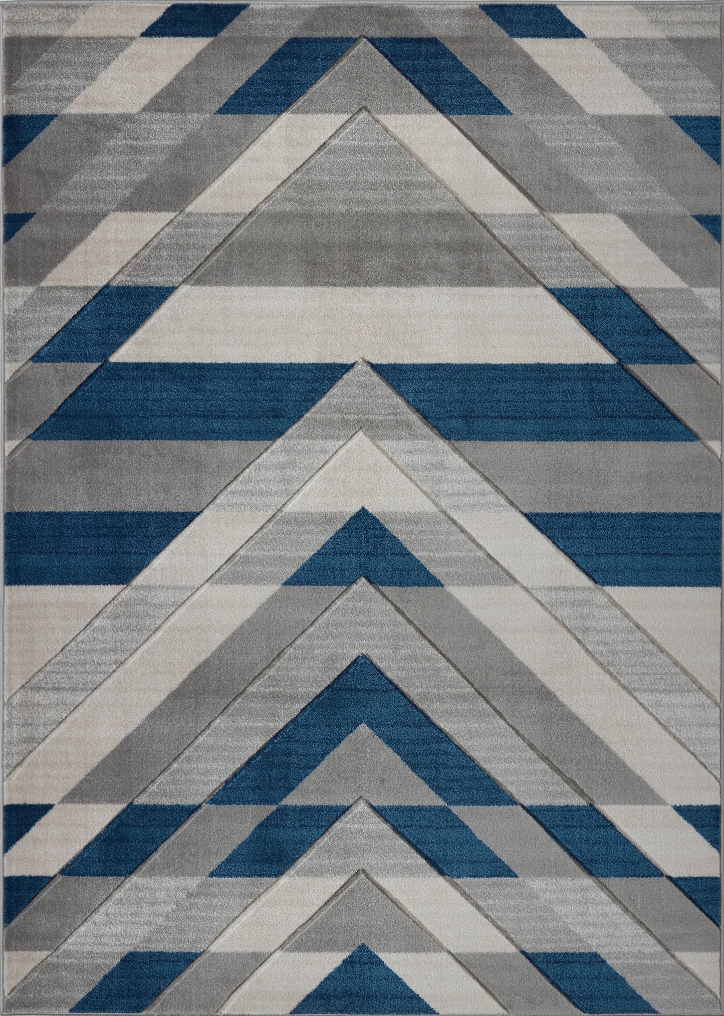Metrotown Grey Blue Area Rug -