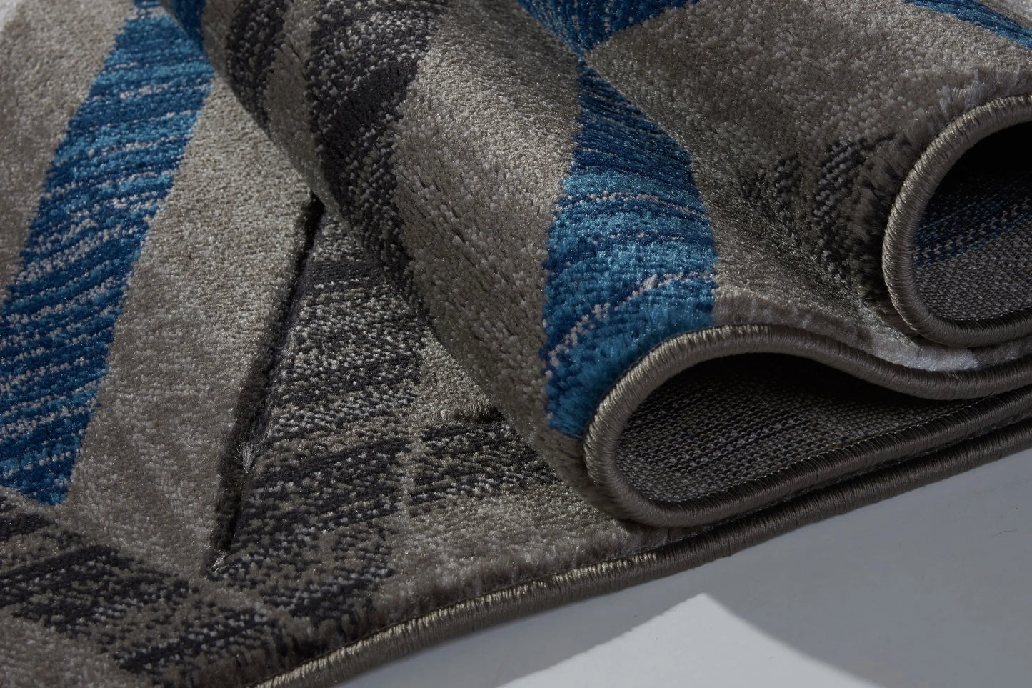 Park Royal Grey Blue Area Rug -