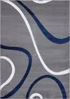 ladole rugs beautiful soft turkish gray blue contemporary spriral area rug carpet 8x11 8x10, 8x11 ft Large Living Room Carpet, Bedroom, Kitchen