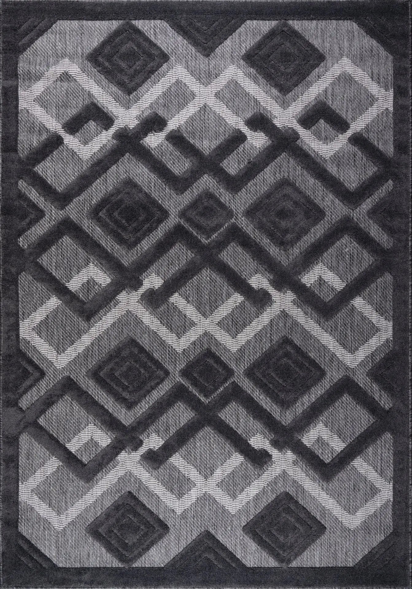 geometric modern minimalist contemporary outdoor indoor area rug carpet for patio porch dining area balcony living room bedroom 8x10, 8x11 ft Large Living Room Carpet, Bedroom, Kitchen