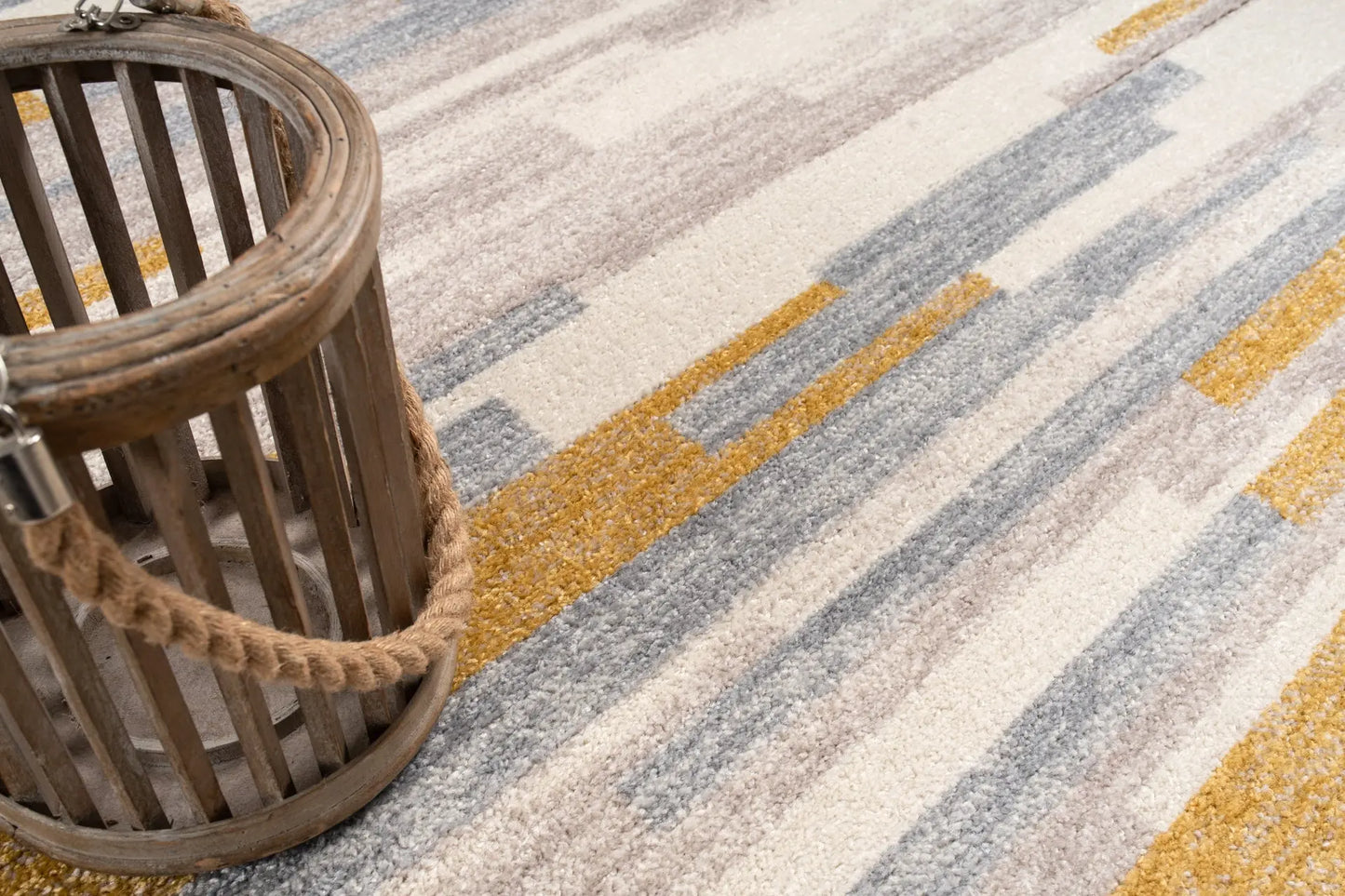 orange grey beige striped abstract rustic minimalist modern contemporary living room area rug 6x8, 6x9 ft Living Room, Bedroom, Dining Area, Kitchen Carpet