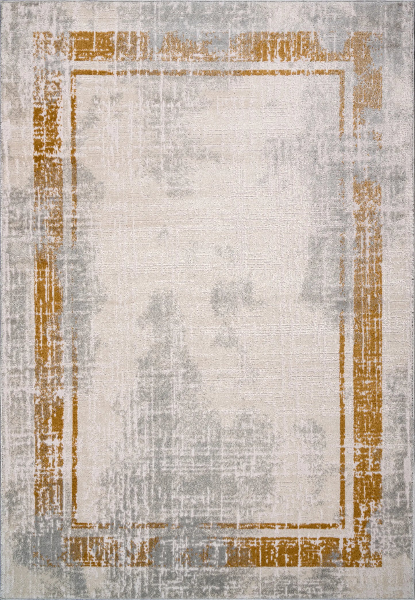 mustard grey bordered modern contemporary minimalistic area rug for living room bedroom 2x5, 3x5 Runner Rug, Entry Way, Entrance, Balcony, Bedside, Home Office, Table Top