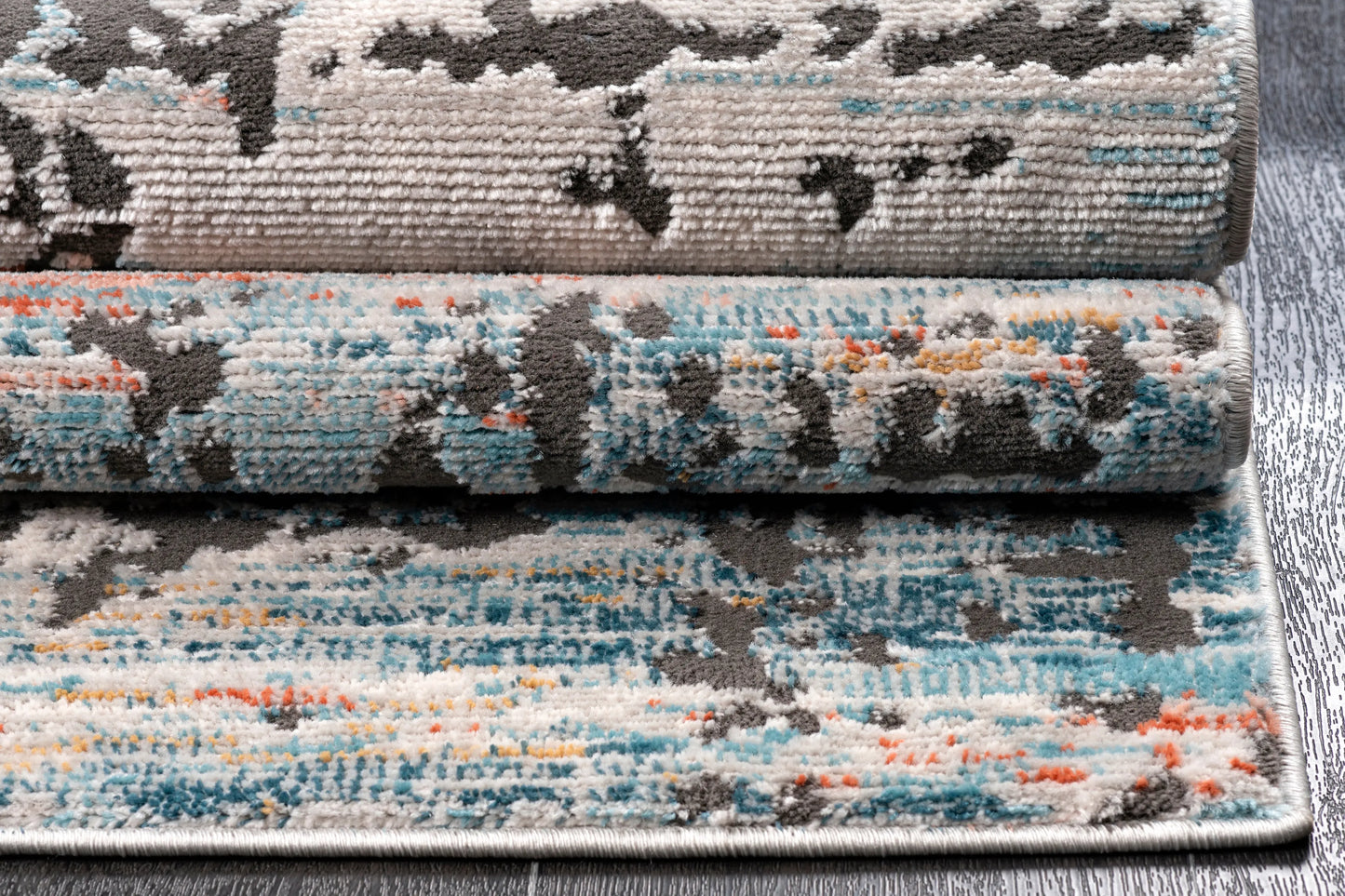 blue ivory red rustic abstract area rug for living room bedroom 4x6, 4x5 ft Small Carpet, Home Office, Living Room, Bedroom