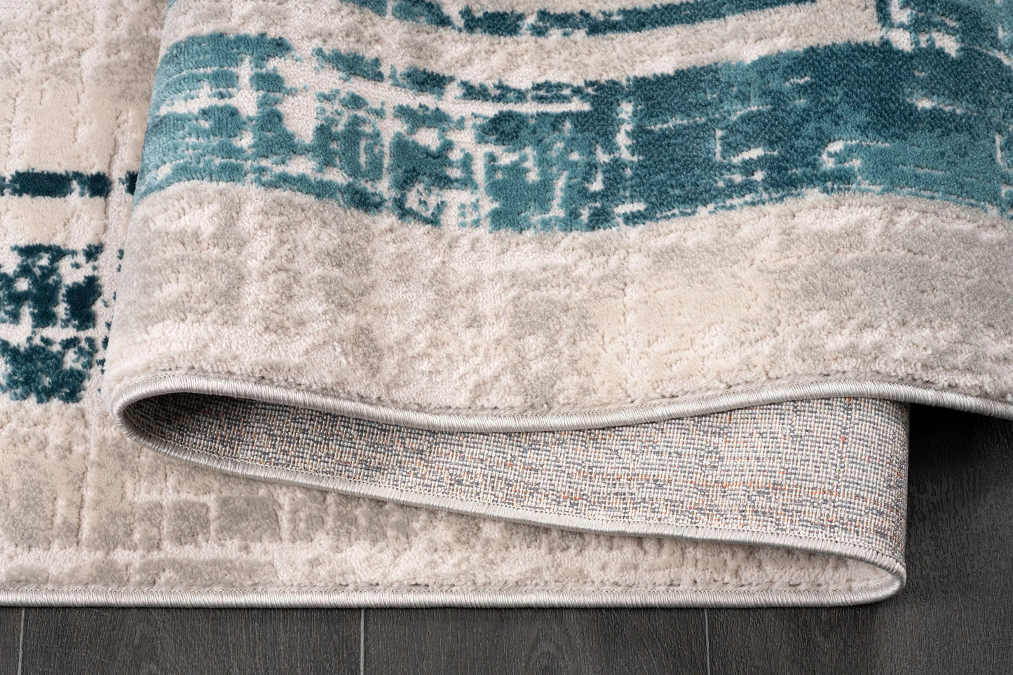 blue grey bordered modern contemporary minimalistic area rug for living room bedroom 5x7, 5x8 ft Contemporary, Living Room Carpet, Bedroom, Home Office