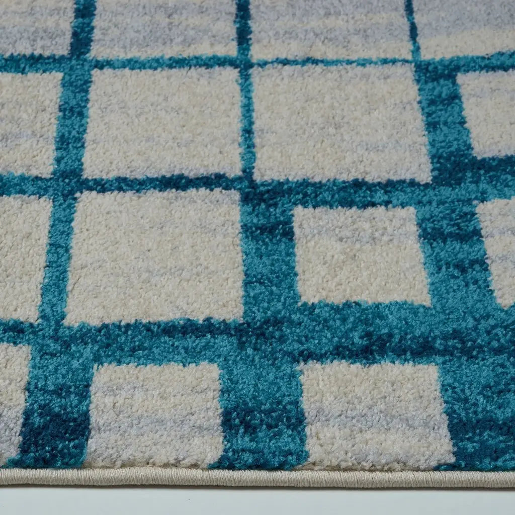 eaton centre blue beige area rug 4x6, 4x5 ft Small Carpet, Home Office, Living Room, Bedroom