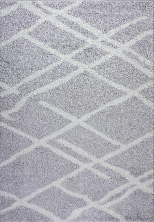 ladole rugs shaggy tangier turkish smooth soft made by machine indoor small mat doormat rug in light gray white 110 x 211 57cm x 90cm 2x3 Doormat, Entrance, Balcony, Bathroom, Washroom
