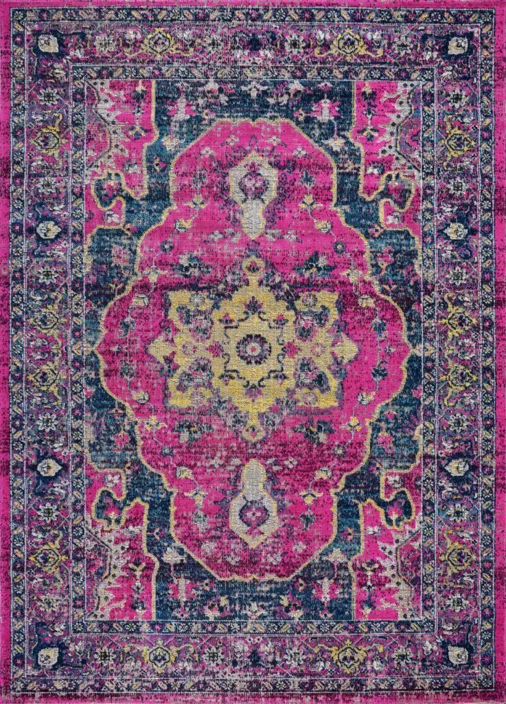 ladole rugs timeless collection beverly pink purple traditional indoor outdoor polypropylene runner area rug carpet 2x5, 3x5 Runner Rug, Entry Way, Entrance, Balcony, Bedside, Home Office, Table Top