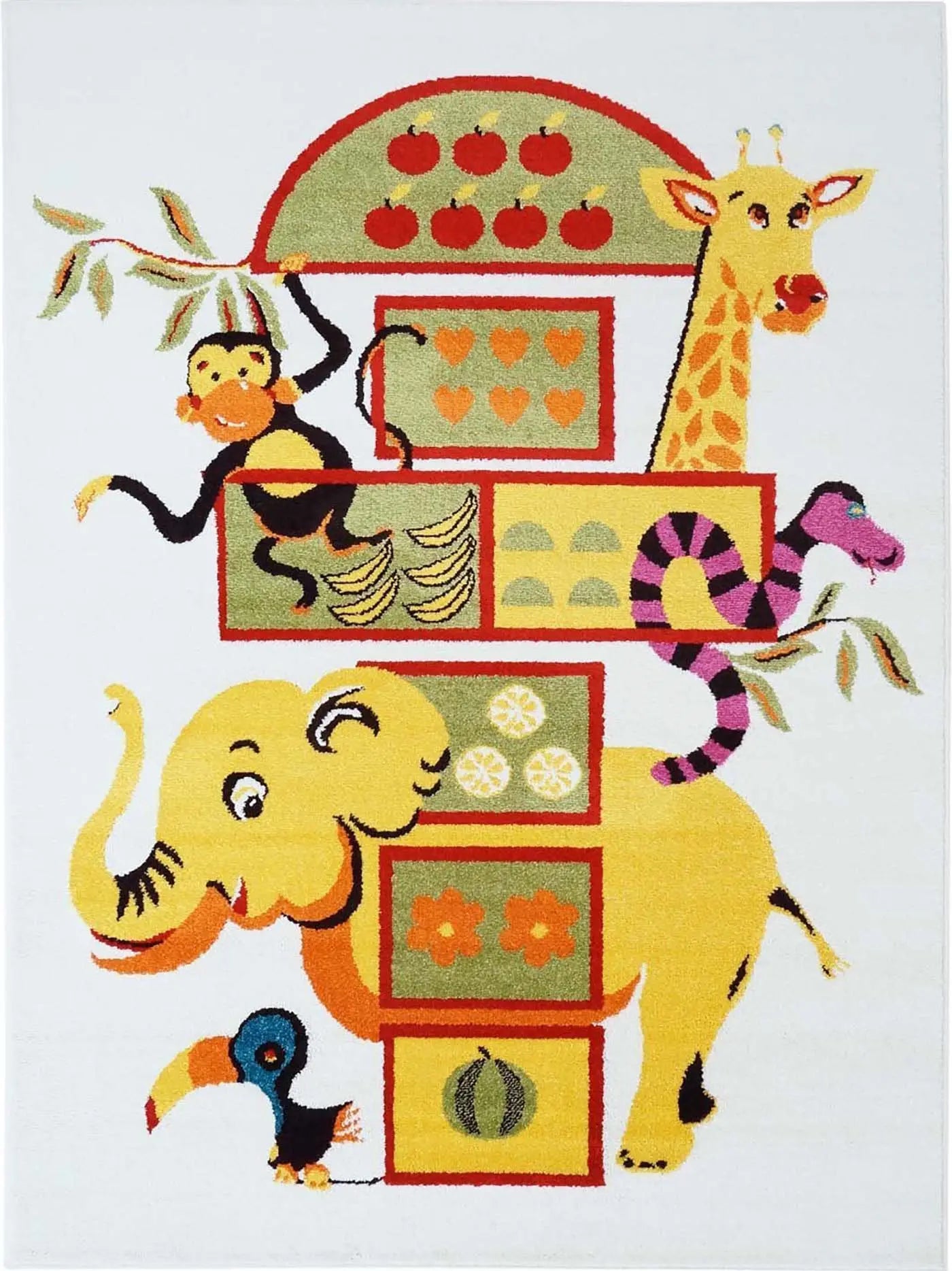moda kids elephant area rug 5x7, 5x8 ft Contemporary, Living Room Carpet, Bedroom, Home Office