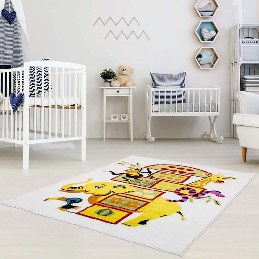 Moda Kids Elephant Area Rug - Ladolerugsca