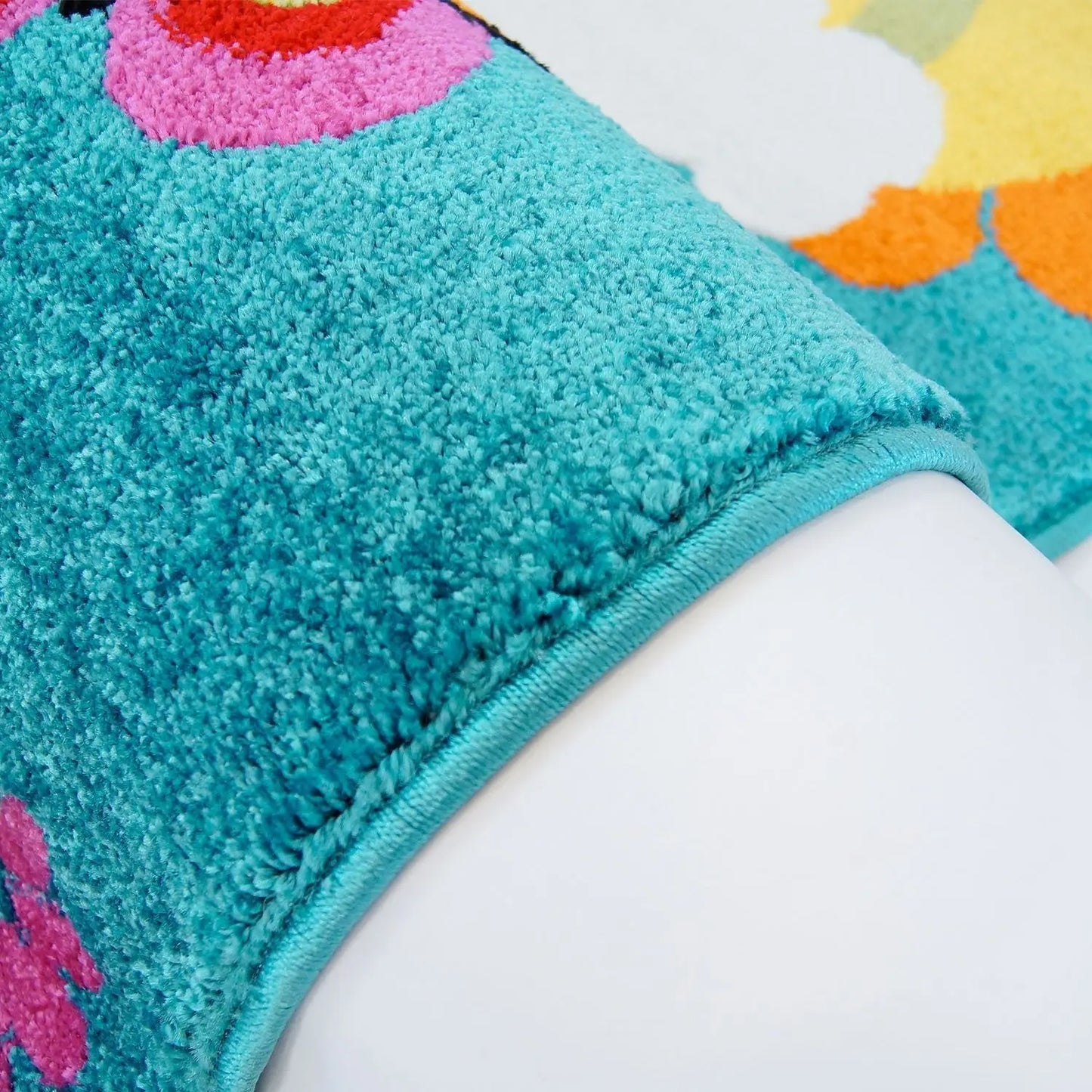 MODA KIDS OWL AREA RUG Turquoise - Ladolerugsca