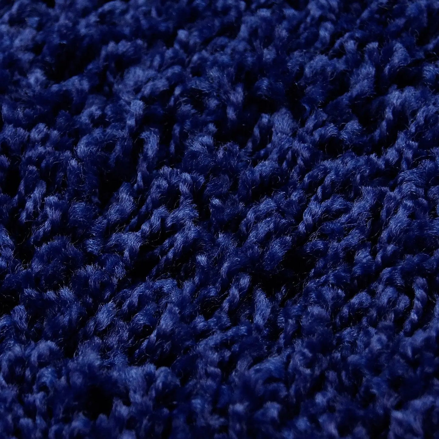 Shaggy Blue Area Rug -