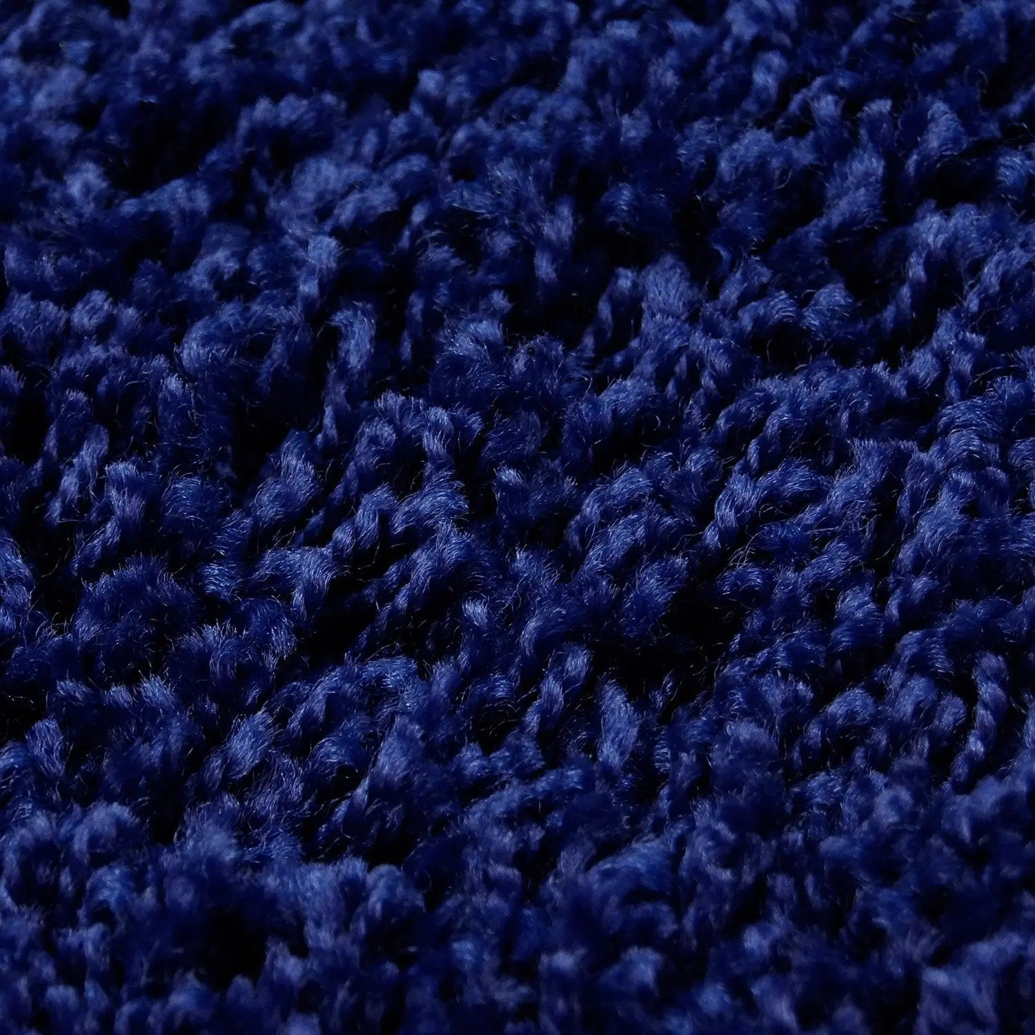 Shaggy Blue Area Rug -