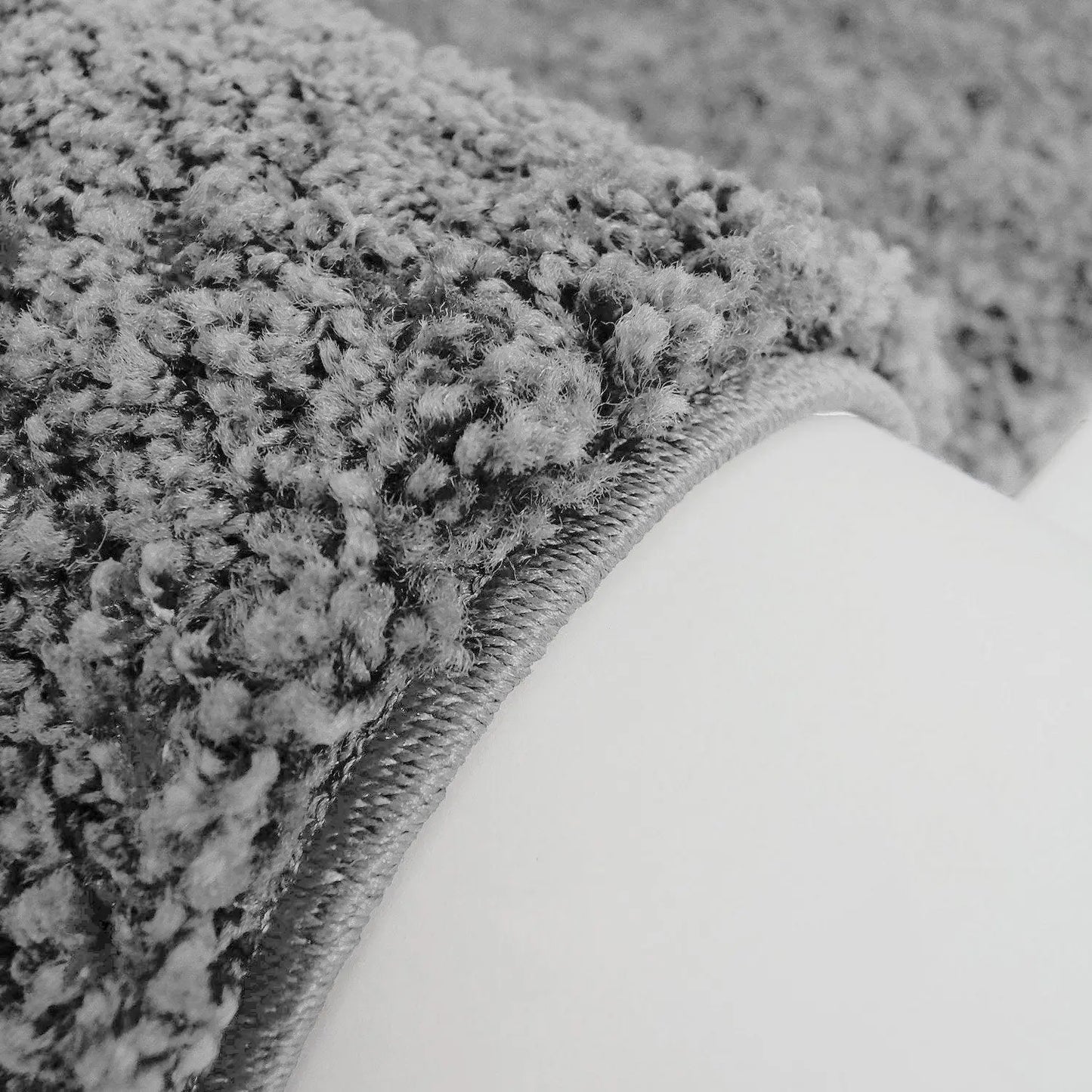 Shaggy Grey Area Rug -