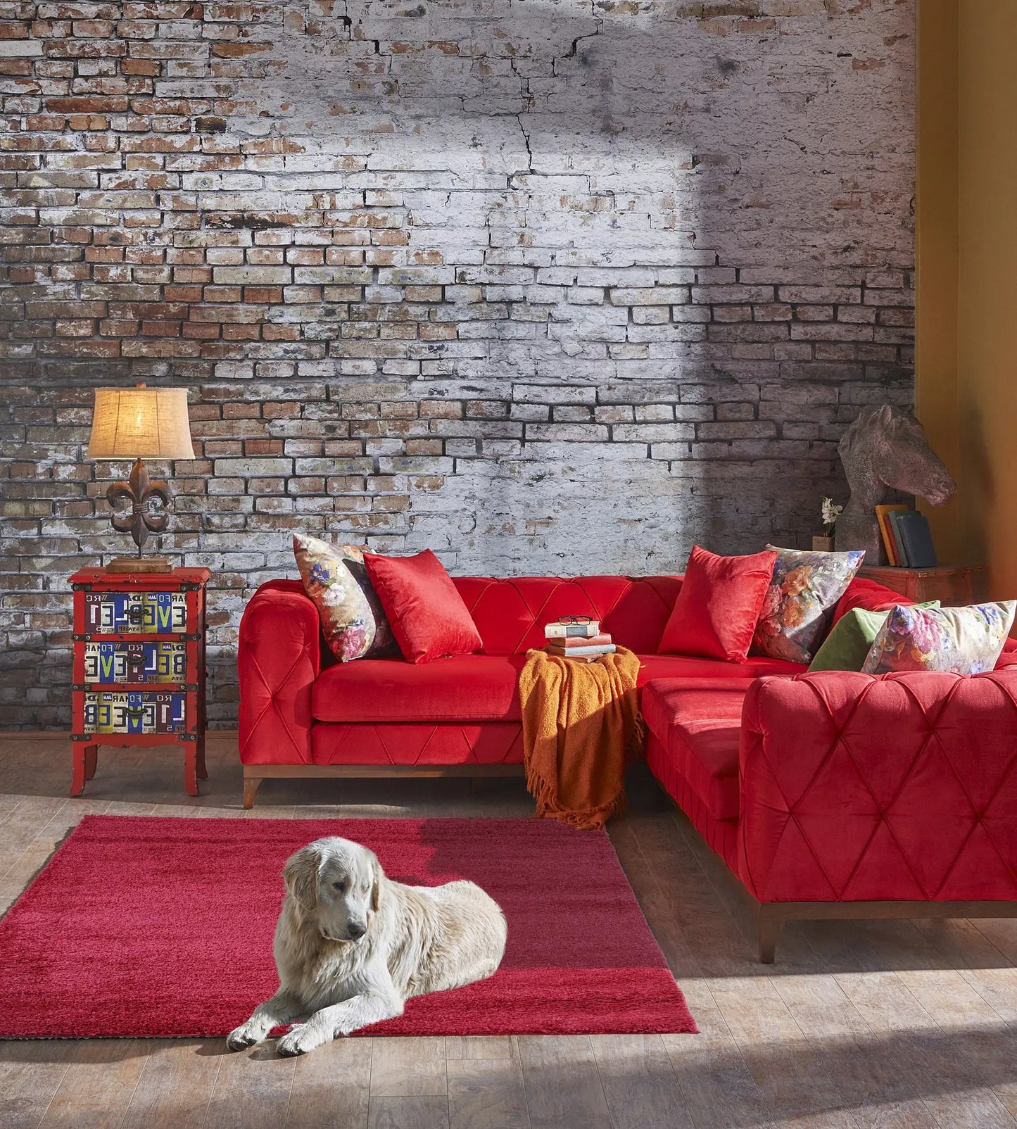 ladole rugs solid rose red shaggy meknes durable medium pile indoor area rug carpet 8x11 710 x 105 240cm x 320cm 2x5, 3x5 Runner Rug, Entry Way, Entrance, Balcony, Bedside, Home Office, Table Top