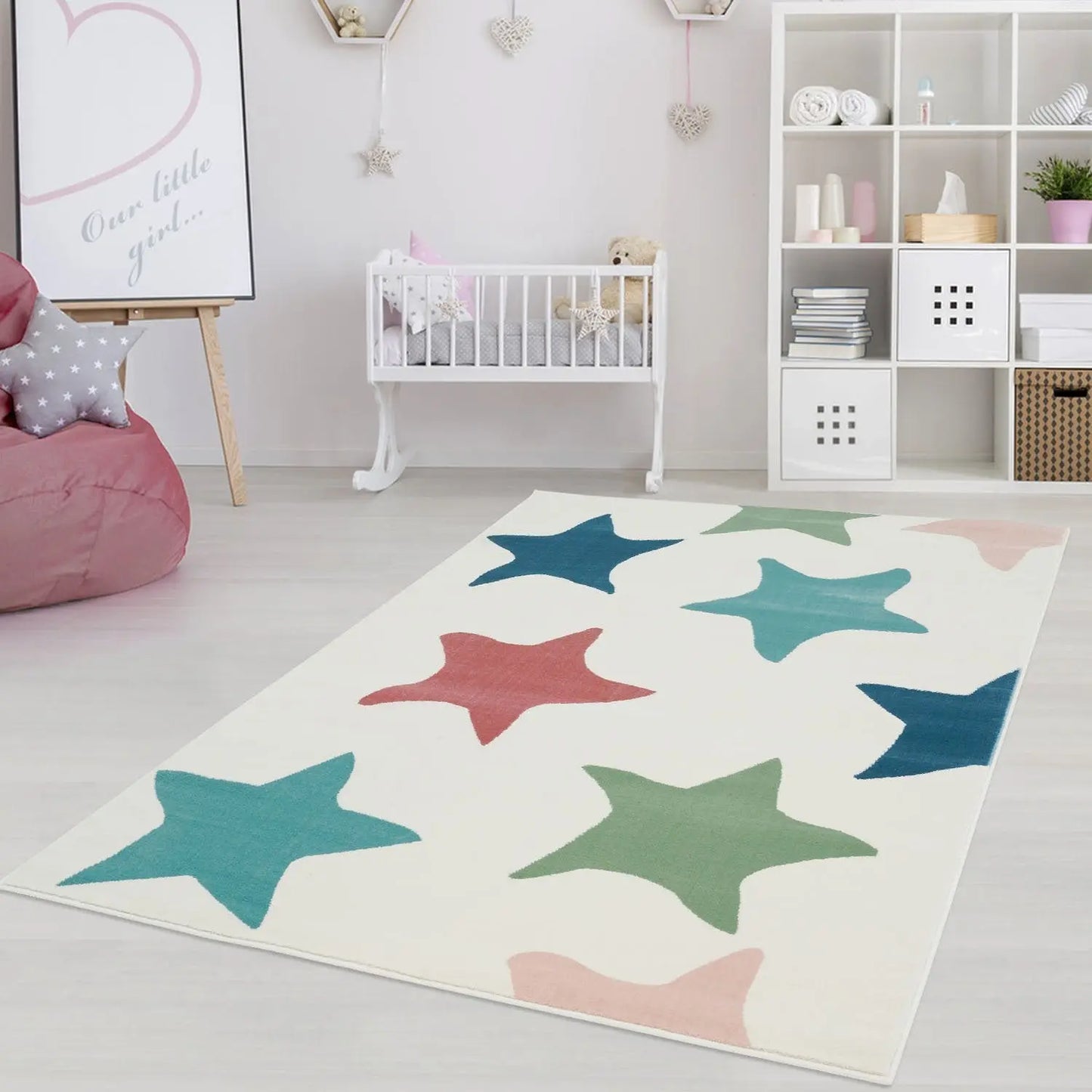 Star Multicolor Area Rug -