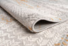 Ivory Beige Mustard Traditional Living Room Area Rug
