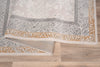 Ivory Beige Ikat Traditional Living Room Area Rug