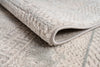 Grey Beige medallion Contemporary Living Room Area Rug