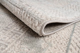 Grey Beige medallion Contemporary Living Room Area Rug