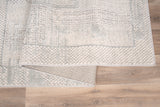 Grey Beige medallion Contemporary Living Room Area Rug