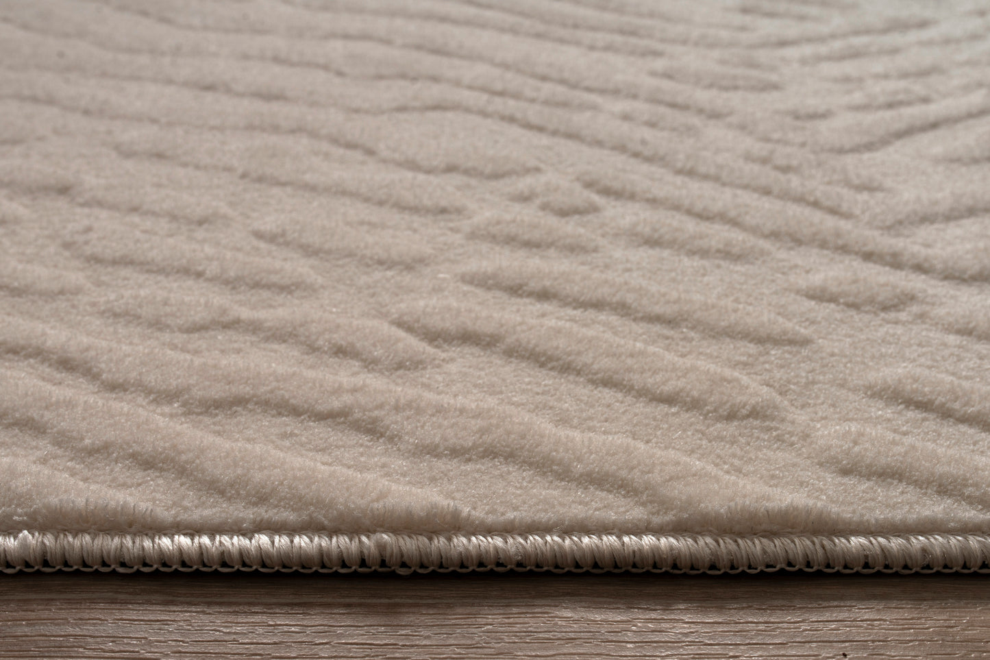 Cream Textured Fluffy Soft Machine Washable Area Rug For Living Room, Bedroom