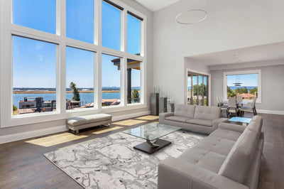 Abstract Luxury Living Room Rug | Premium Minimalist Modern Contemporary  Bedroom Area Carpet