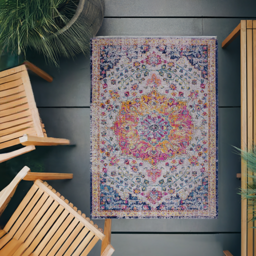 ladole rugs timeless collection orlando multicolor traditional indoor outdoor durable soft runner area rug carpet 5x7, 5x8 ft Contemporary, Living Room Carpet, Bedroom, Home Office