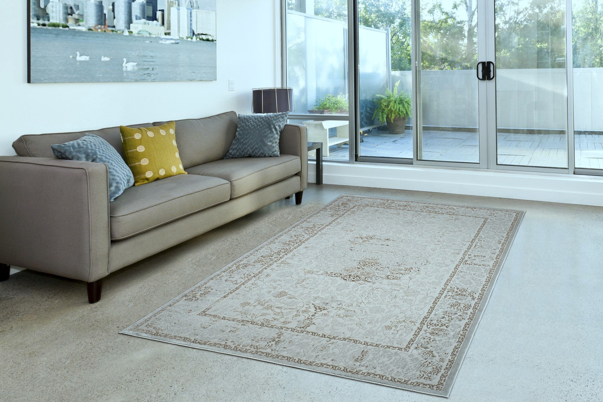 beige oriental traditional living room area rug 8x10, 8x11 ft Large Living Room Carpet, Bedroom, Kitchen