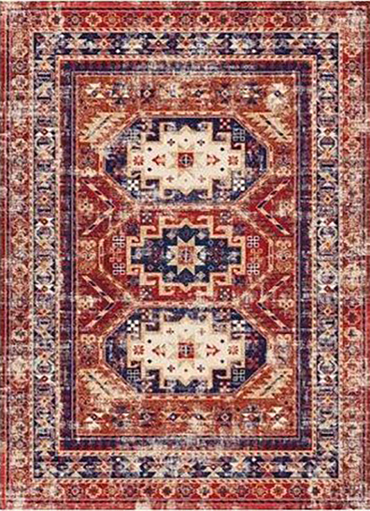 Kallie Blue Terracotta Flatweave Area Rug.