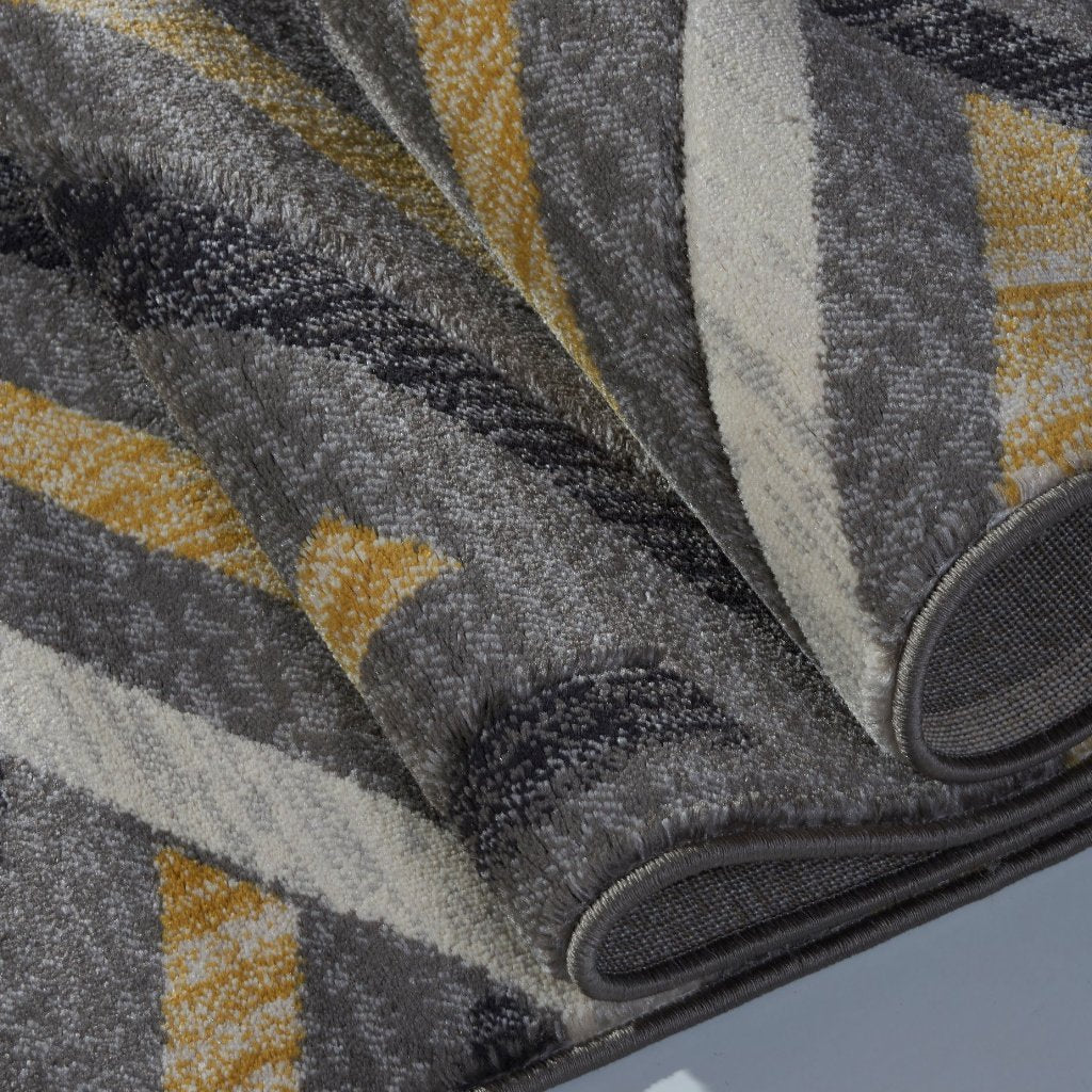 ladole rugs lynn valley grey gold mat 5x7, 5x8 ft Contemporary, Living Room Carpet, Bedroom, Home Office