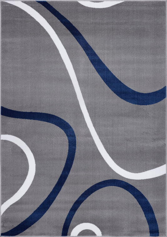 ladole rugs beautiful soft turkish gray blue contemporary spriral area rug carpet 8x11 2x3 Doormat, Entrance, Balcony, Bathroom, Washroom