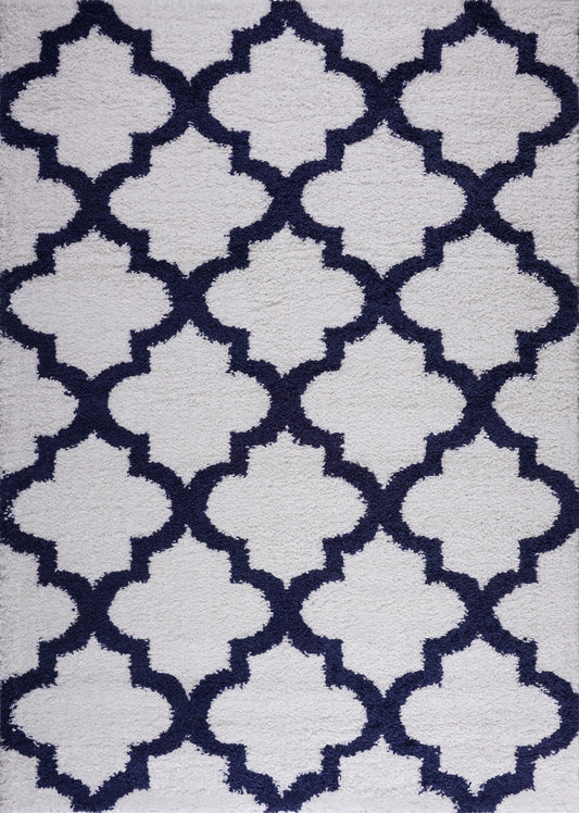 ladole rugs grant shaggy fes made in europe beautiful abstract polypropylene small mat doormat rug in dark blue white 110 x 211 57cm x 90cm 2x3 Doormat, Entrance, Balcony, Bathroom, Washroom