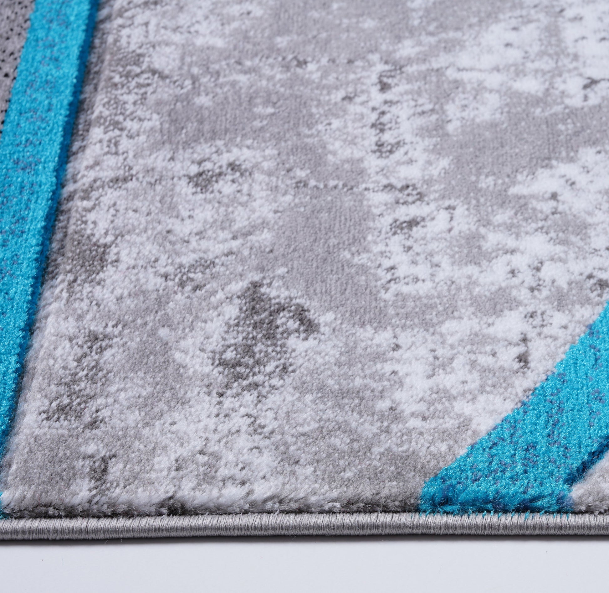 grey blue contemporary geometric area rug 5x7, 5x8 ft Contemporary, Living Room Carpet, Bedroom, Home Office