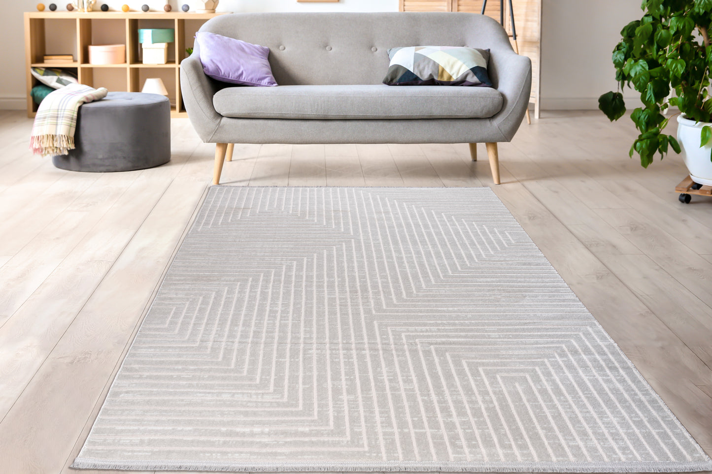 ladole rugs geometric pattern home decor indoor area rug amazing premium carpet for living room bedroom dining room kitchen and office grey 2x5, 3x5 Runner Rug, Entry Way, Entrance, Balcony, Bedside, Home Office, Table Top