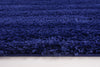 Ladole Rugs Solid Color Shaggy Meknes Durable Beautiful Turkish Indoor Small Mat Doormat Rug in Navy Blue