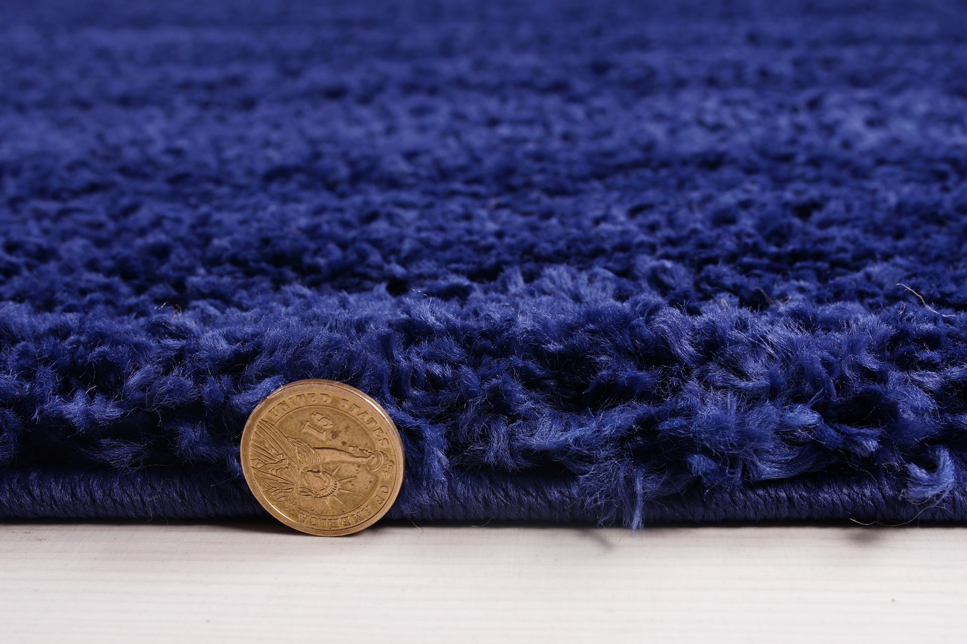ladole rugs solid color shaggy meknes durable beautiful turkish indoor small mat doormat rug in navy blue 110 x 211 57cm x 90cm 6x8, 6x9 ft Living Room, Bedroom, Dining Area, Kitchen Carpet