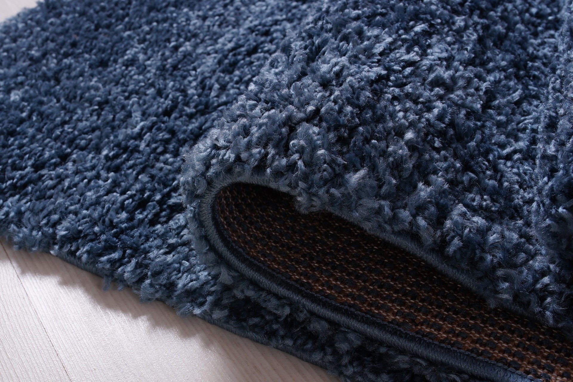 ladole rugs solid color shaggy meknes durable beautiful turkish indoor small mat doormat rug in blue 110 x 211 57cm x 90cm 8x10, 8x11 ft Large Living Room Carpet, Bedroom, Kitchen