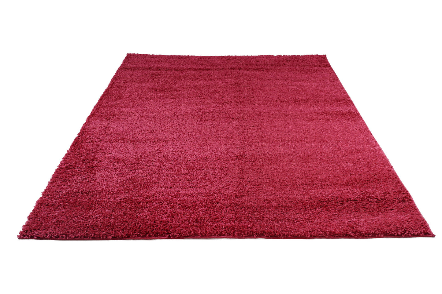 ladole rugs solid rose red shaggy meknes durable medium pile indoor area rug carpet 8x11 710 x 105 240cm x 320cm 2x8, 3x10, 2x10 ft Long Runner Rug, Hallway, Balcony, Entry Way, Kitchen, Stairs