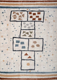 Multicolor Colorful Machine Washable HopScotch Game Kids Nursery Play Room Area Rug
