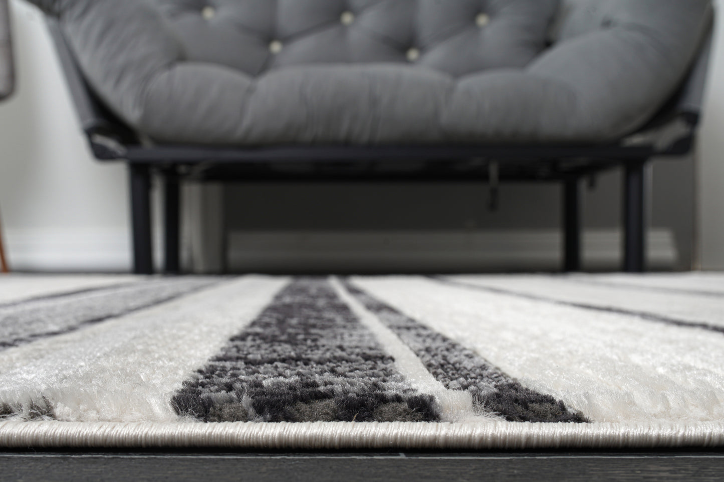 lucas dark light grey modern contemporary area rug 4x6, 4x5 ft Small Carpet, Home Office, Living Room, Bedroom