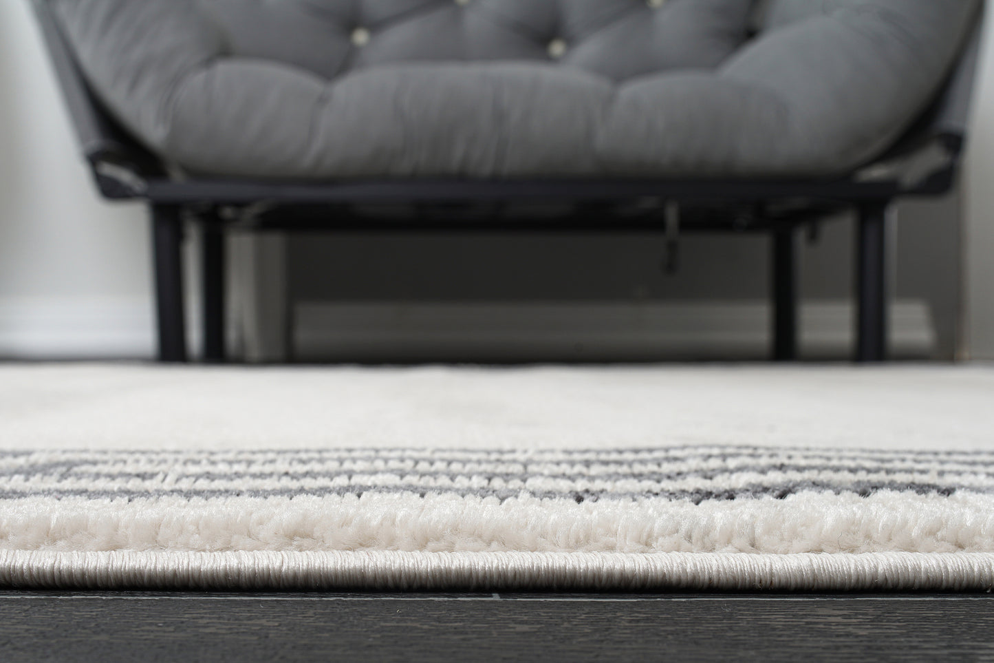 lucas dark light grey modern straps design area rug 4x6, 4x5 ft Small Carpet, Home Office, Living Room, Bedroom