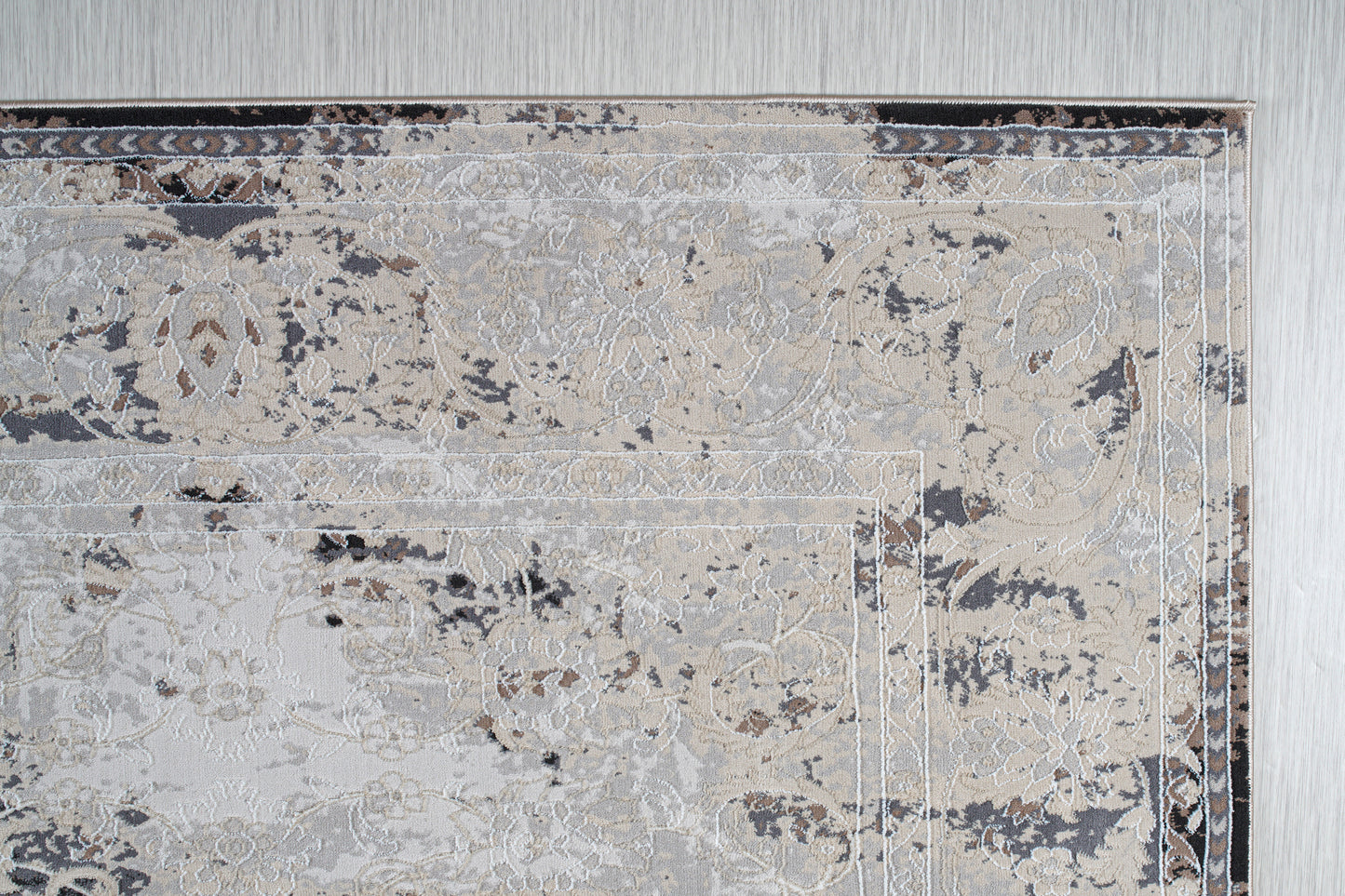 quadro grey ivory brown rustic modern persian area rug 9x12, 10x13 ft Large Big Carpet, Living Room, Beroom
