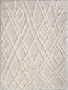 Beige Cream Abstract Fluffy Soft Shag Area Rug For Living Room, Bedroom