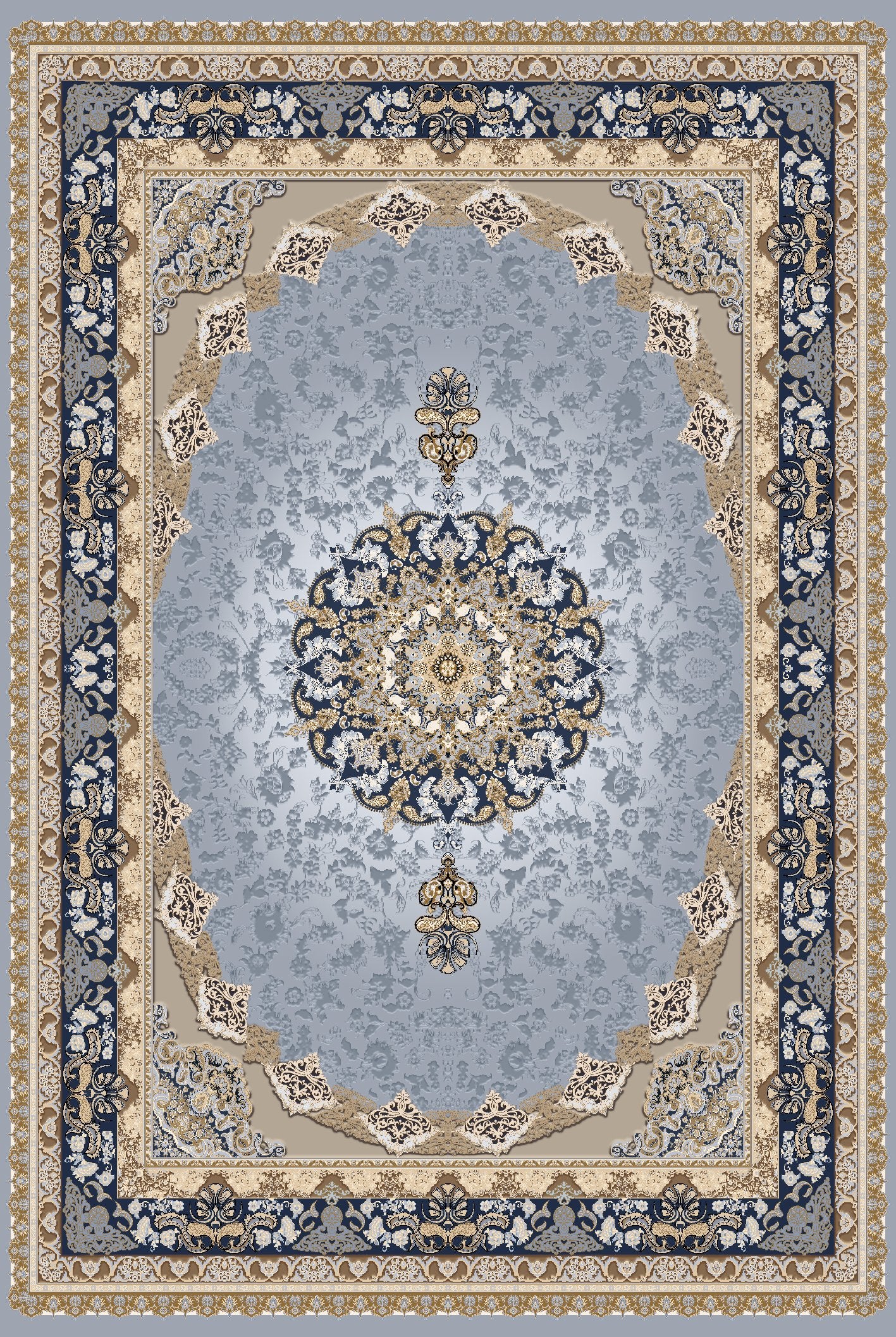 persian blue and beige flat pile area rug 5x7, 5x8 ft Contemporary, Living Room Carpet, Bedroom, Home Office