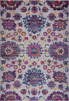 Johanna Floral Blotanical Persian Pattern Multicolor Soft Area Rug on Carpet